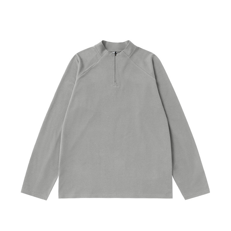 Men 1/4 Zip Fleece Long Sleeve Outdoor Pullover