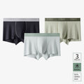 3-Pack Men's Lenzing Modal Boxers - 7A Cotton Antibacterial Crotch Mid-Rise