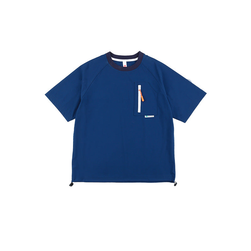 Boys Mountain Style Embroidered Small Logo Versatile Shorts