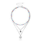 Evil Eye Collarbone Chain Hip Hop Multi-Layer Necklace