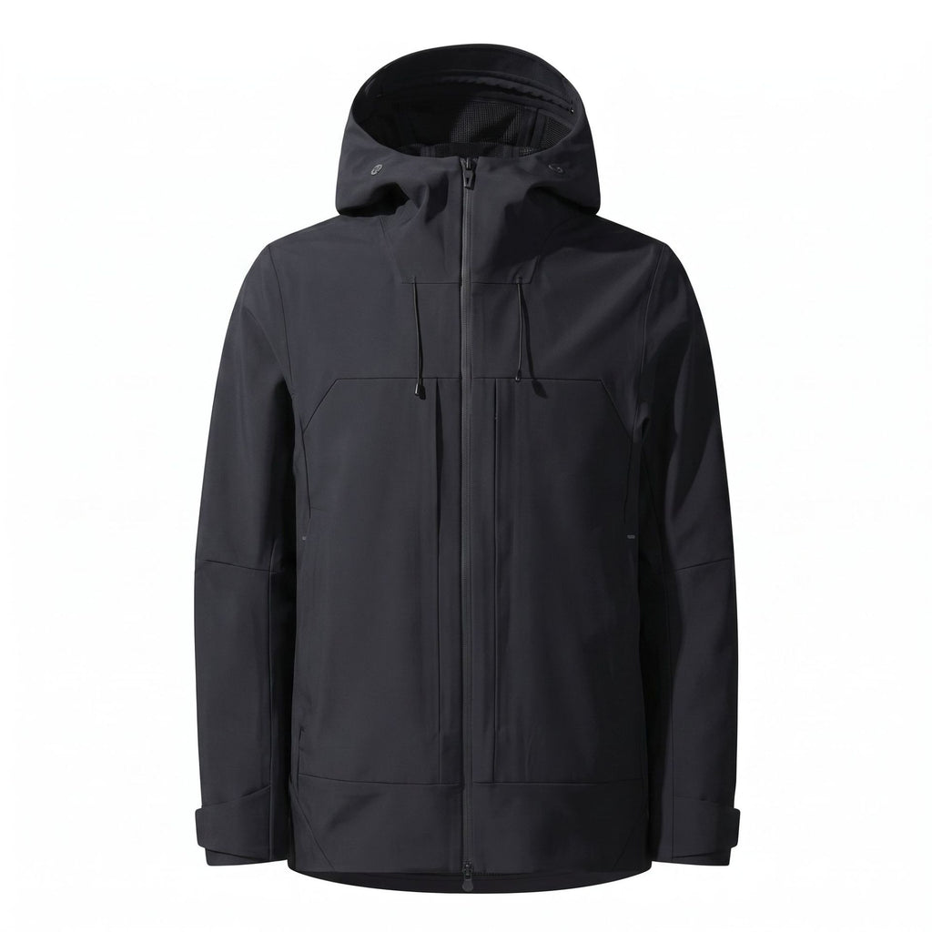 WENHOUU Unisex Softshell Jacket Waterproof Warm Lightweight Hiking Mountaineering Outerwear