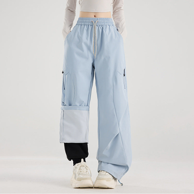 Unisex Detachable Polar‑Fleece Hiking Pants, Windproof Waterproof Outdoor Casual Trousers