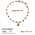 Evil Eye Titanium Steel Pendant Necklace