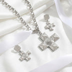 Nature Cast Metalworks Cross Pendant Necklace