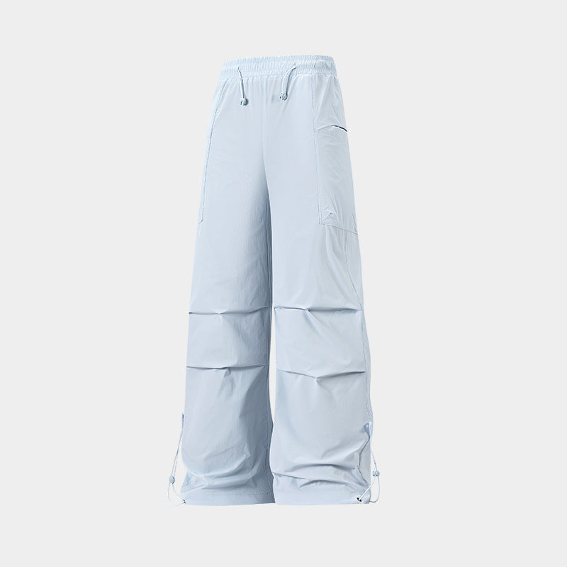 Women's Paratrooper Cargo Hiking Pants, Windproof Waterproof Adjustable Cuff Outdoor Trousers