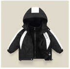 Gduck Unisex Kids' Windbreaker 3-8Y | Waterproof Windproof Fleece Liner | Spring Autumn Winter Outdoor Camping Jacket