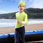UPF50+ UV Protection Boys Antibacterial One-Piece Rash Guard