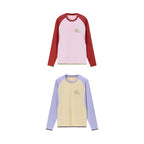Women's sports print T-shirt, contrasting color rock climbing bouldering