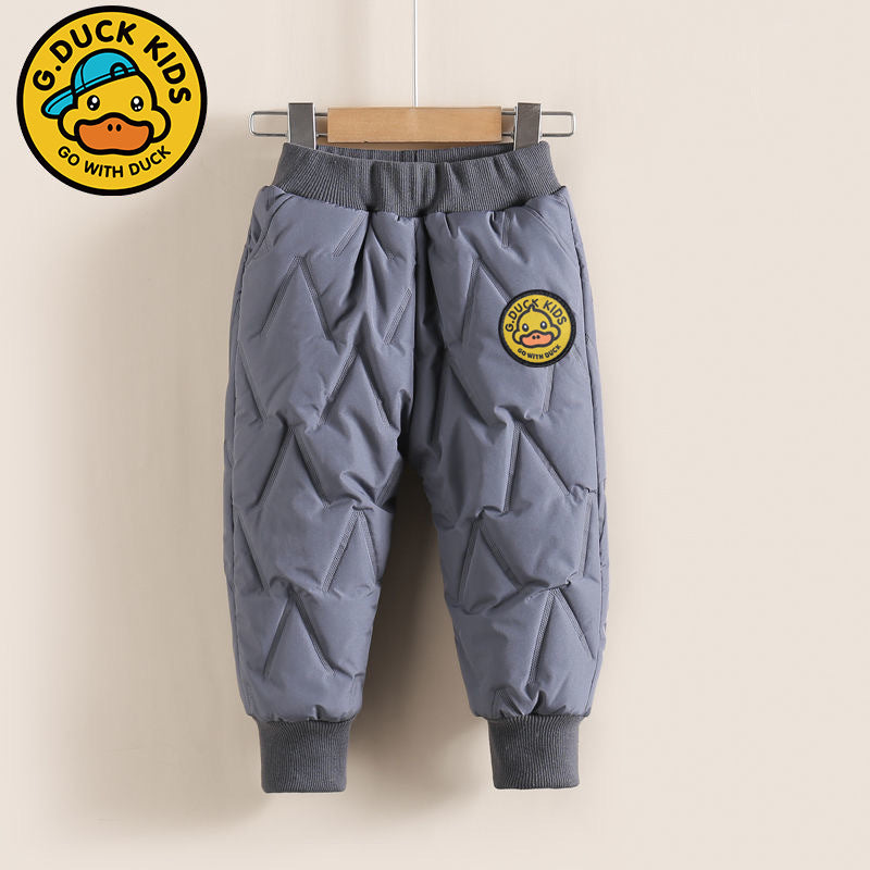 Cartoon shock pants, warm in autumn and winter, can be worn by boys and girls