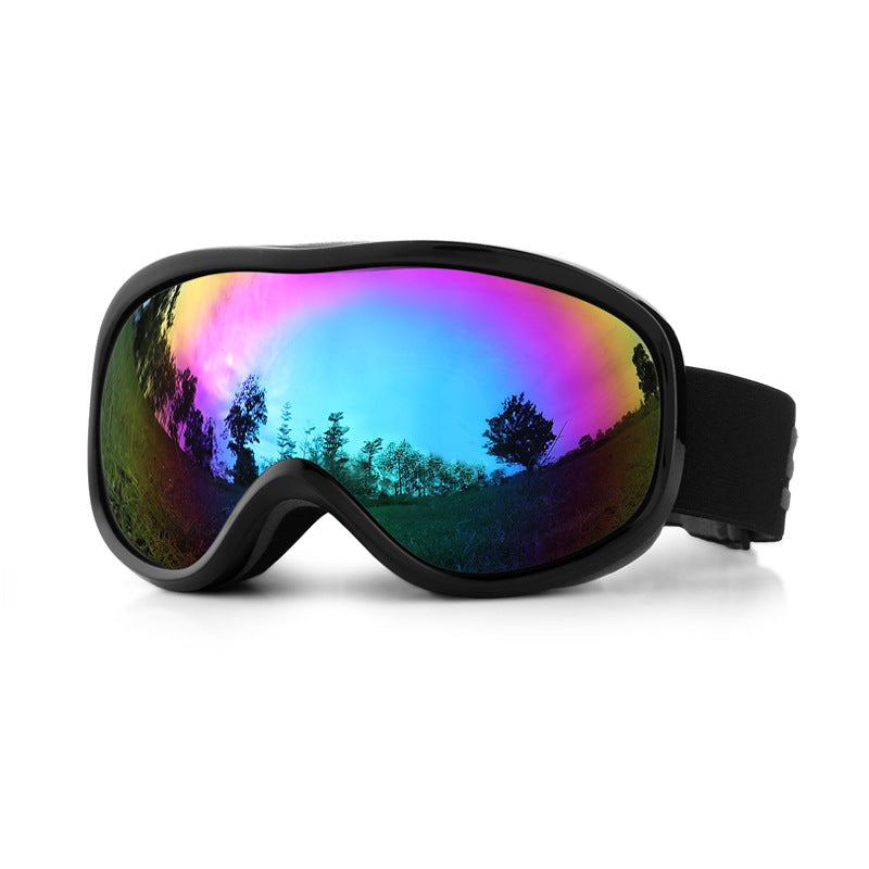 Ski smooth no fog mirror, can card myopia, spherical large field of view ski goggles