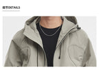 Men's Autumn Jacket Hooded Jacket Men's Simple Trend American Outdoor Jacket Top