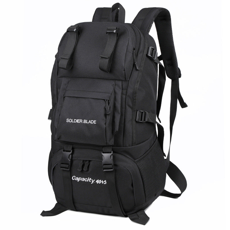 Waterproof Oxford Cloth Hiking Backpack Large Capacity Lightweight for Outdoor Travel Cycling
