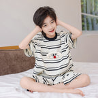 Boys Summer Short Sleeve Pajama Set