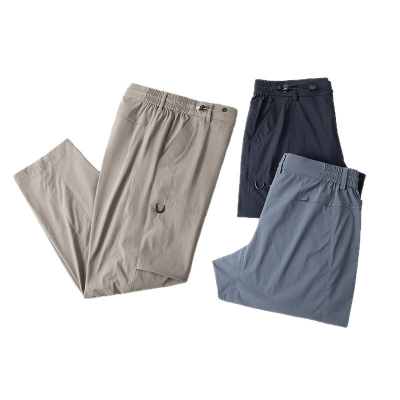 wenhouu Men's Waterproof Adjustable Hiking Stretch Pants