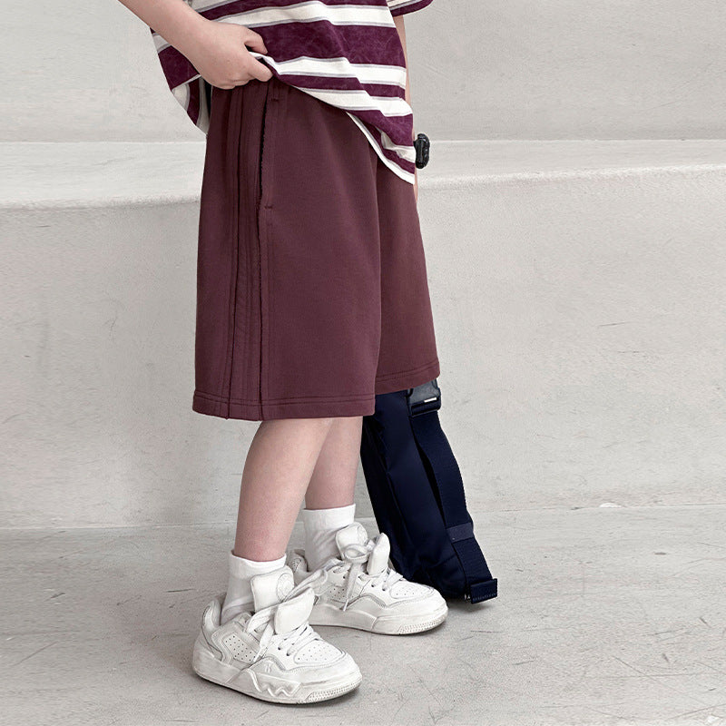Big Boys Heavyweight Knit Athletic Shorts