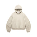 Fleece-lined hoodie, eggshell fleece sweatshirt