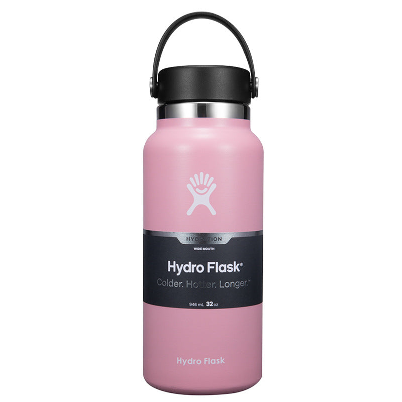 Portable Large‑Capacity 304 Stainless Steel Vacuum Insulated Water Bottle, Leak‑Proof Travel Thermos Tumbler