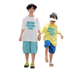 Color Block Print Cool Feel Boys 2PCS Short Sleeve Summer Sports Set