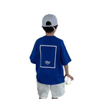 Boys Pure Cotton Short Sleeve T-Shirt, Kids Casual Summer Top