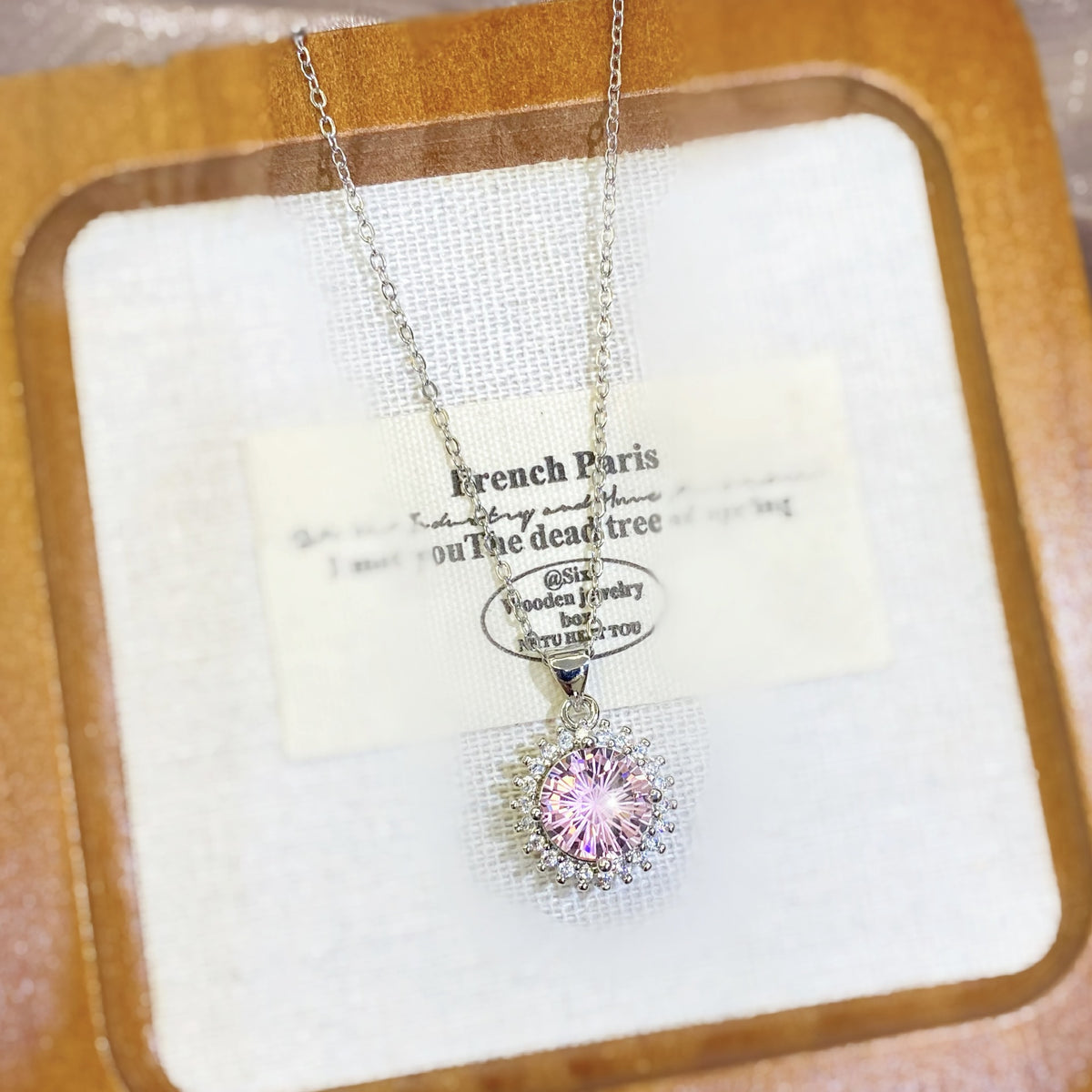 Sunflower is as bright as ice fireworks necklace ring