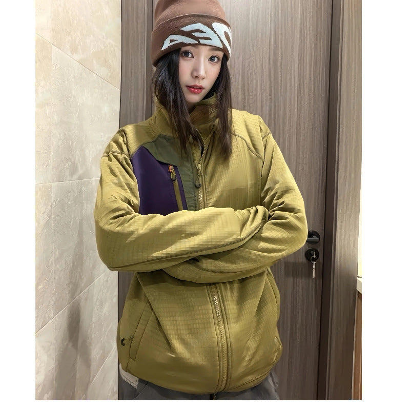 Patagonia same R2 TechFace contrasting mesh fleece jacket