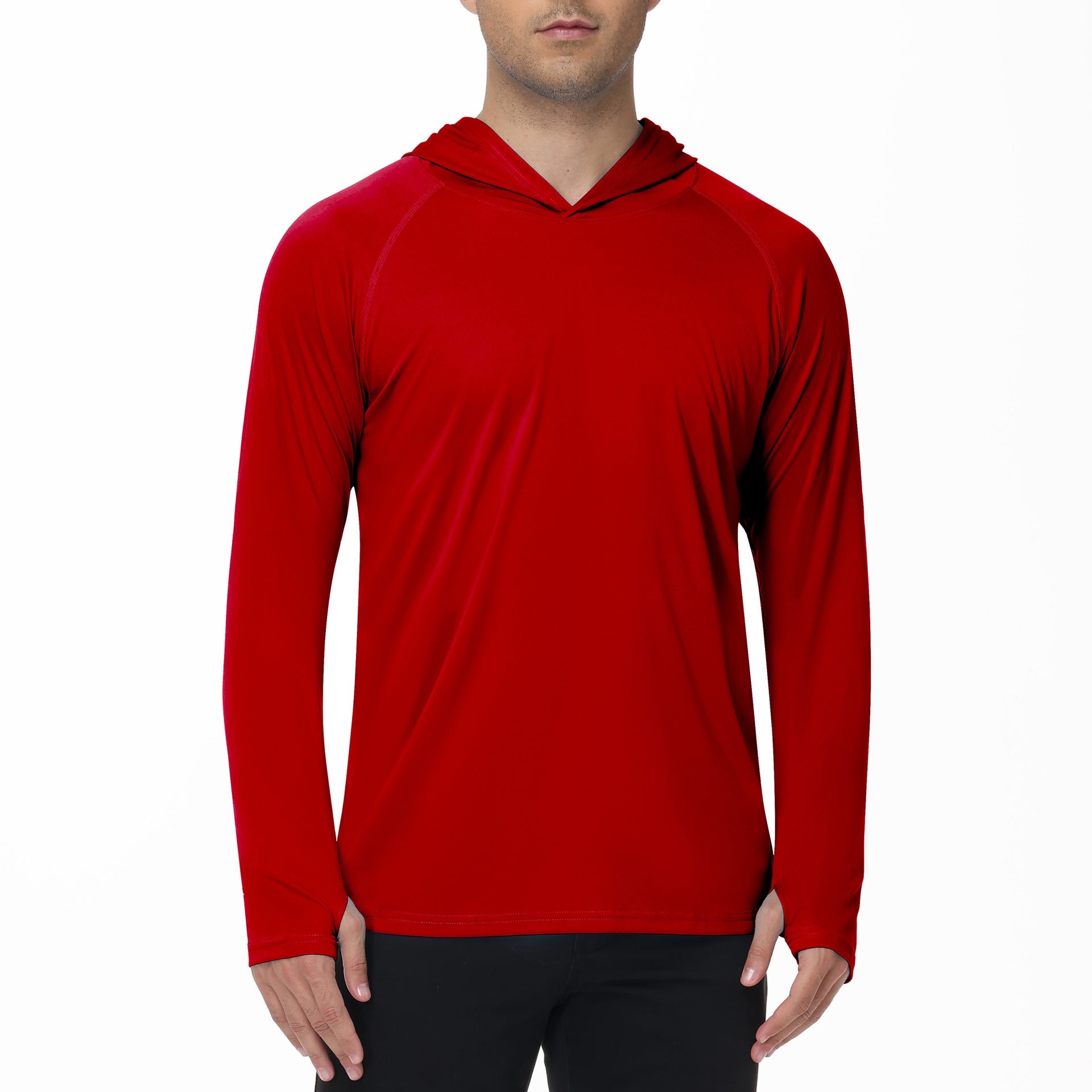 Men's UPF50+ Quick Dry Hooded UV Protection Outdoor Sun Shirt