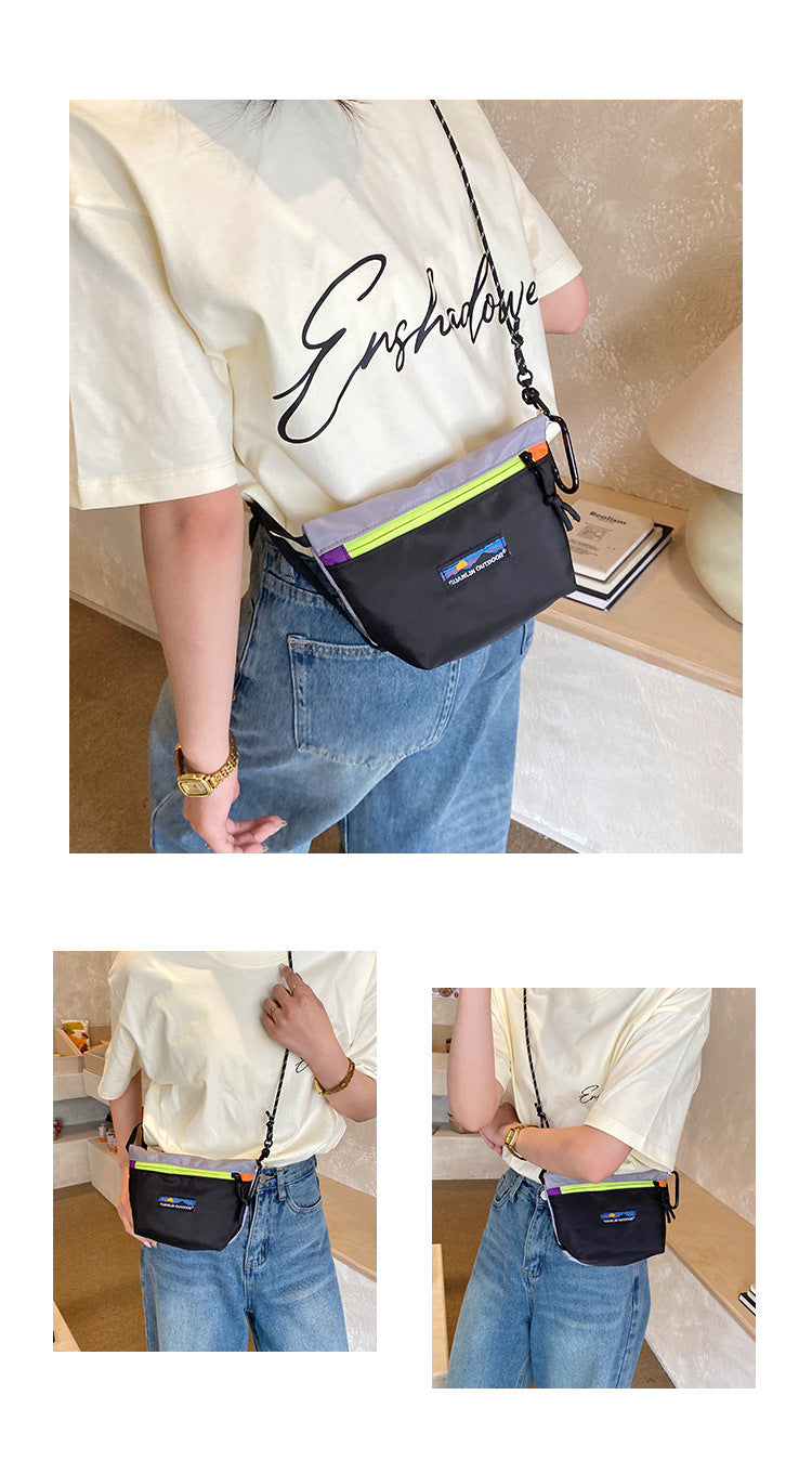 Patagonia Color Block 2L Crossbody Bag, Canvas Shoulder Sling Bag