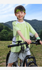 Boys Color Block Cooling Quick-Dry T-Shirt