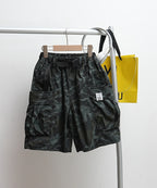 Boys' Quick-Drying Camouflage Cargo Shorts for Outdoor Sports