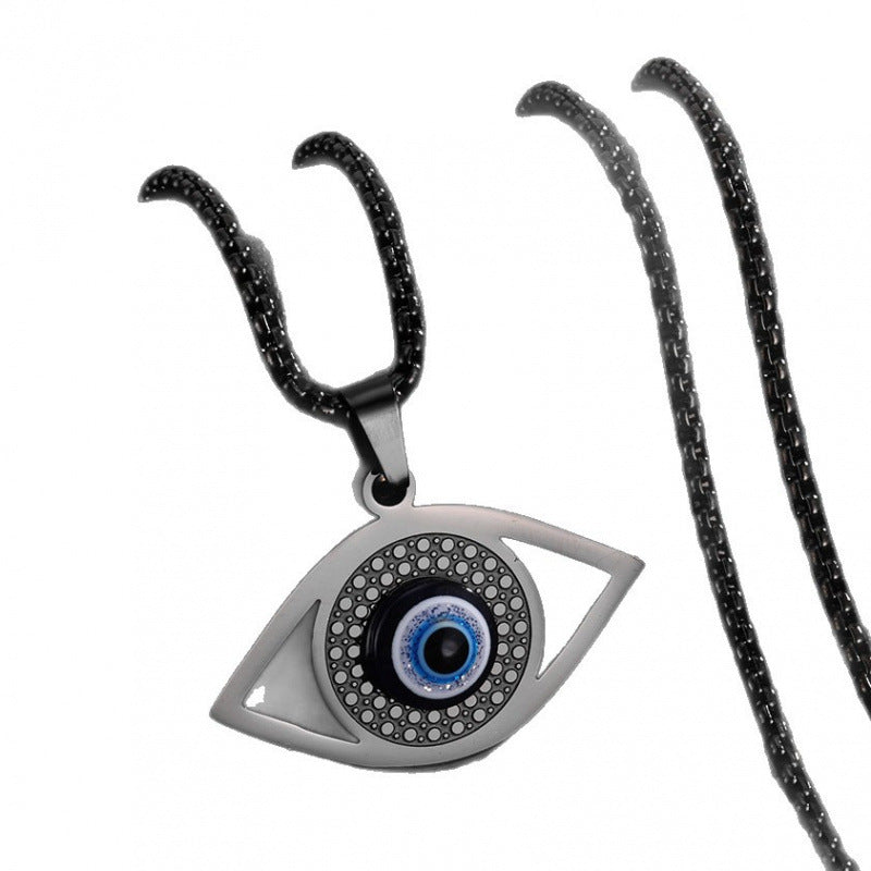 Stainless Steel Evil Eye Necklace