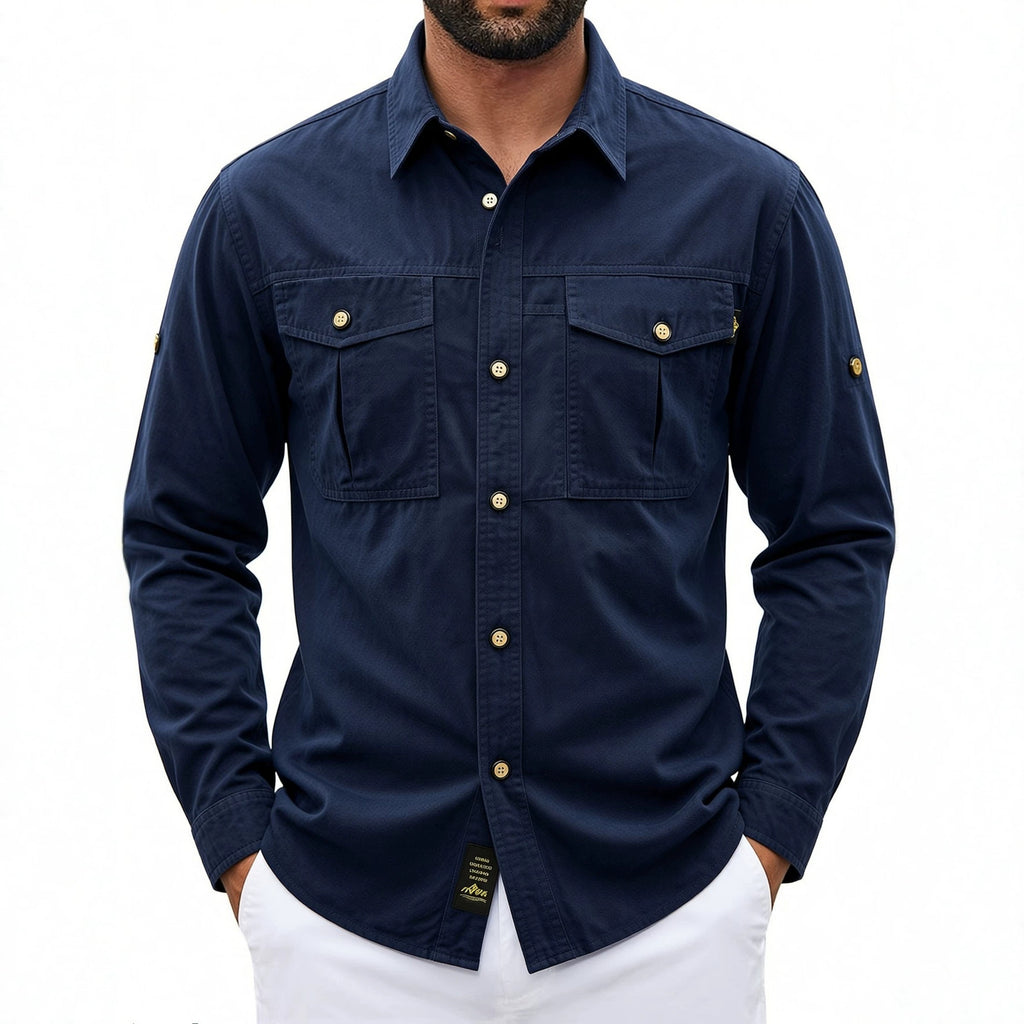 Outdoor Adventure & Leisure Short-Sleeve Utility Fishing Shirt