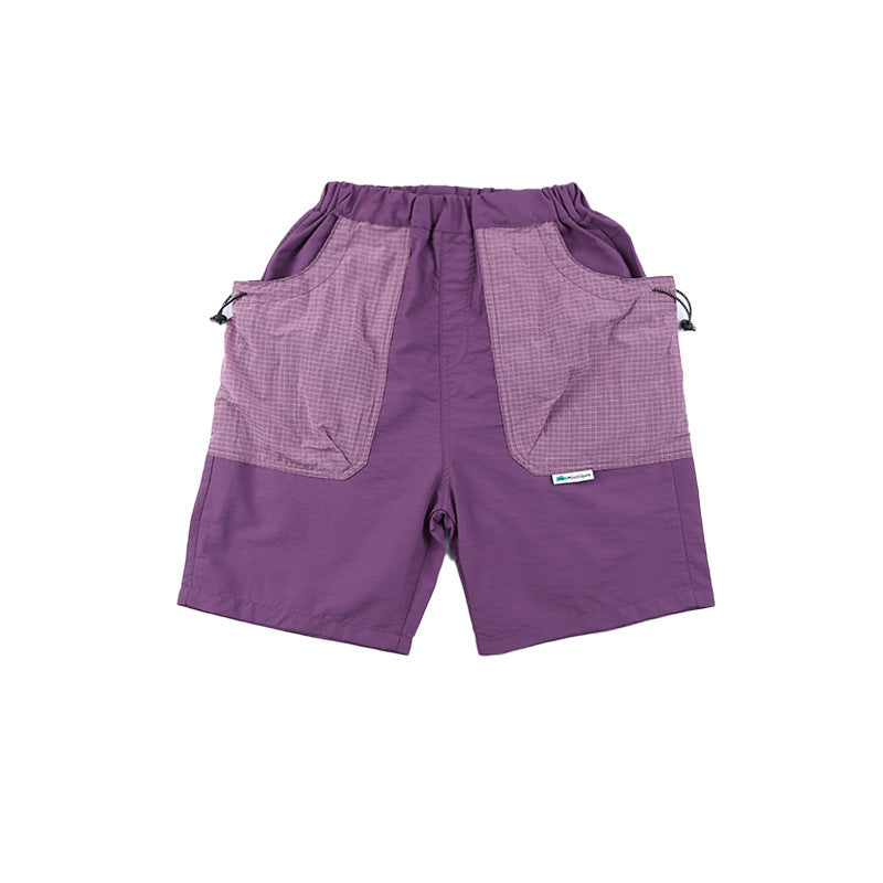 Boys' Outdoor-Style Quick-Dry Short-Sleeve T-Shirt