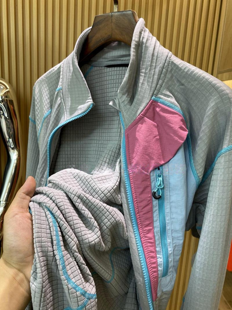 Patagonia same R2 TechFace contrasting mesh fleece jacket