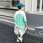 Kids Tie-Dye Gradient Casual Tee