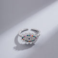 Retro Evil Eye Open Ring