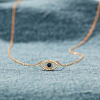 Evil Eye Necklace Crystal Collar Chain