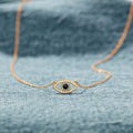 Evil Eye Necklace Crystal Collar Chain