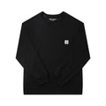 Carhar Long Sleeve Loose Crew Neck T-Shirt