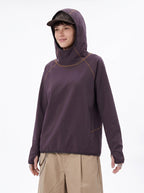 light outdoor color-blocked raglan hoodie