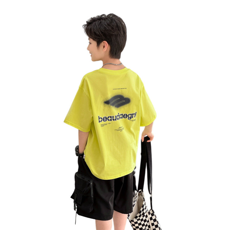 Boys Lightweight Printed Trendy T-Shirt
