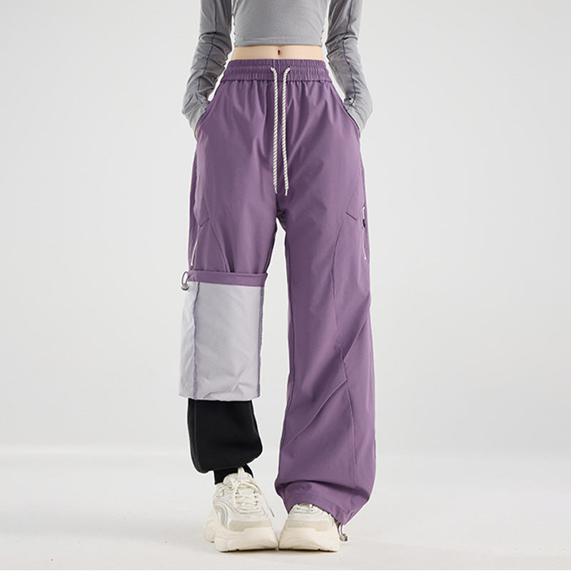 Unisex Detachable Polar‑Fleece Hiking Pants, Windproof Waterproof Outdoor Casual Trousers