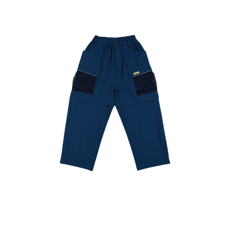 Older Kids 2-Way Convertible Anti-Mosquito Pants, Lightweight Outdoor Trousers