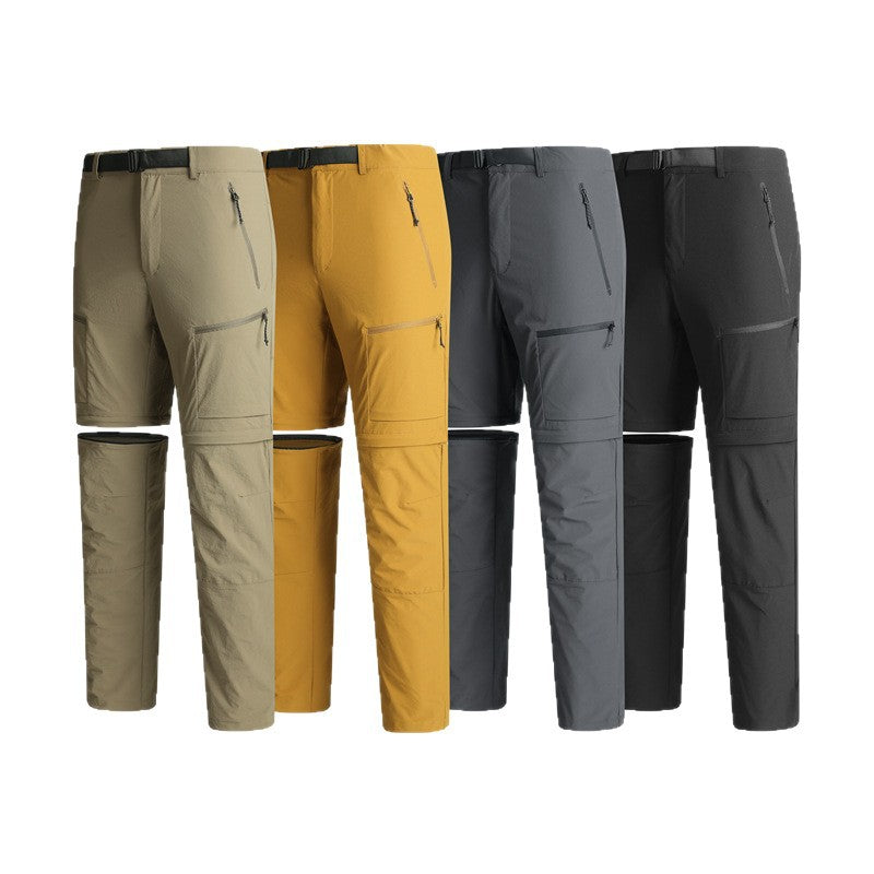 Wenhouu Men Zip Off Waterproof Breathable Cargo Hiking Trekking Pants