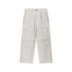 Pure Cotton Paneled Cargo Pants with Large Pockets