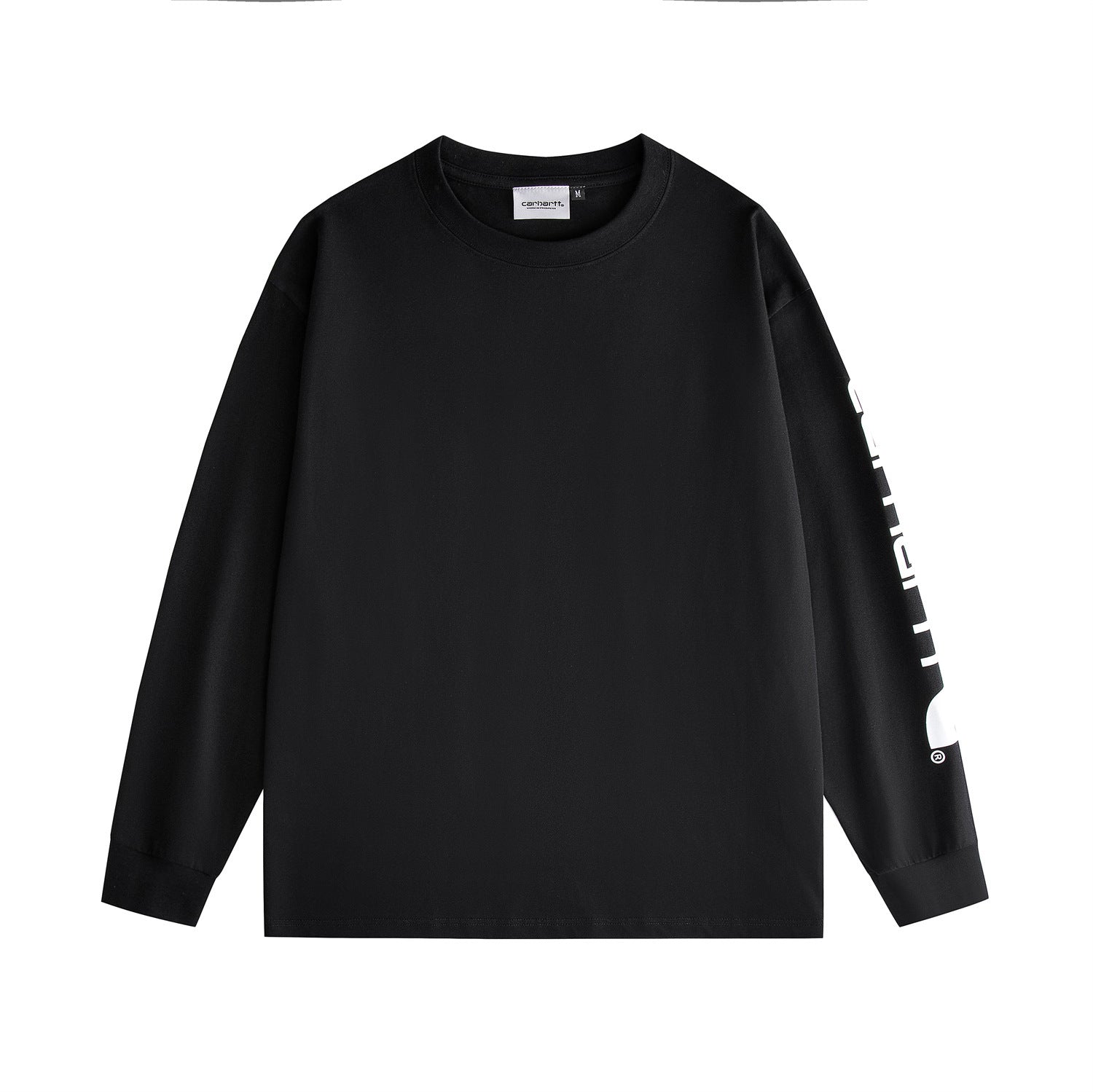 Men Patagonia Inspired Sleeve Print Long Sleeve Pullover Sweatshirt