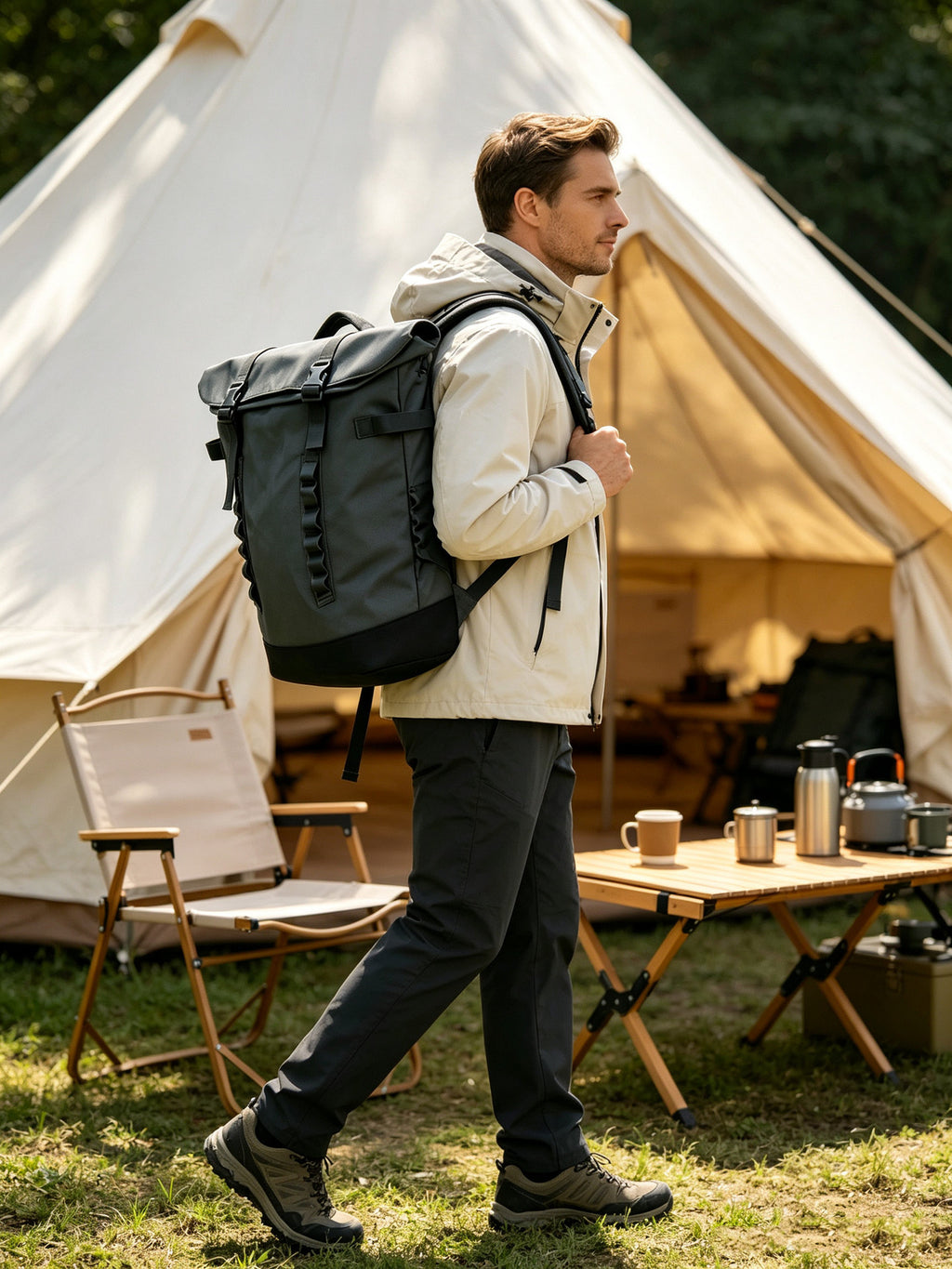 Backpack soft cooler, 35L ice pack