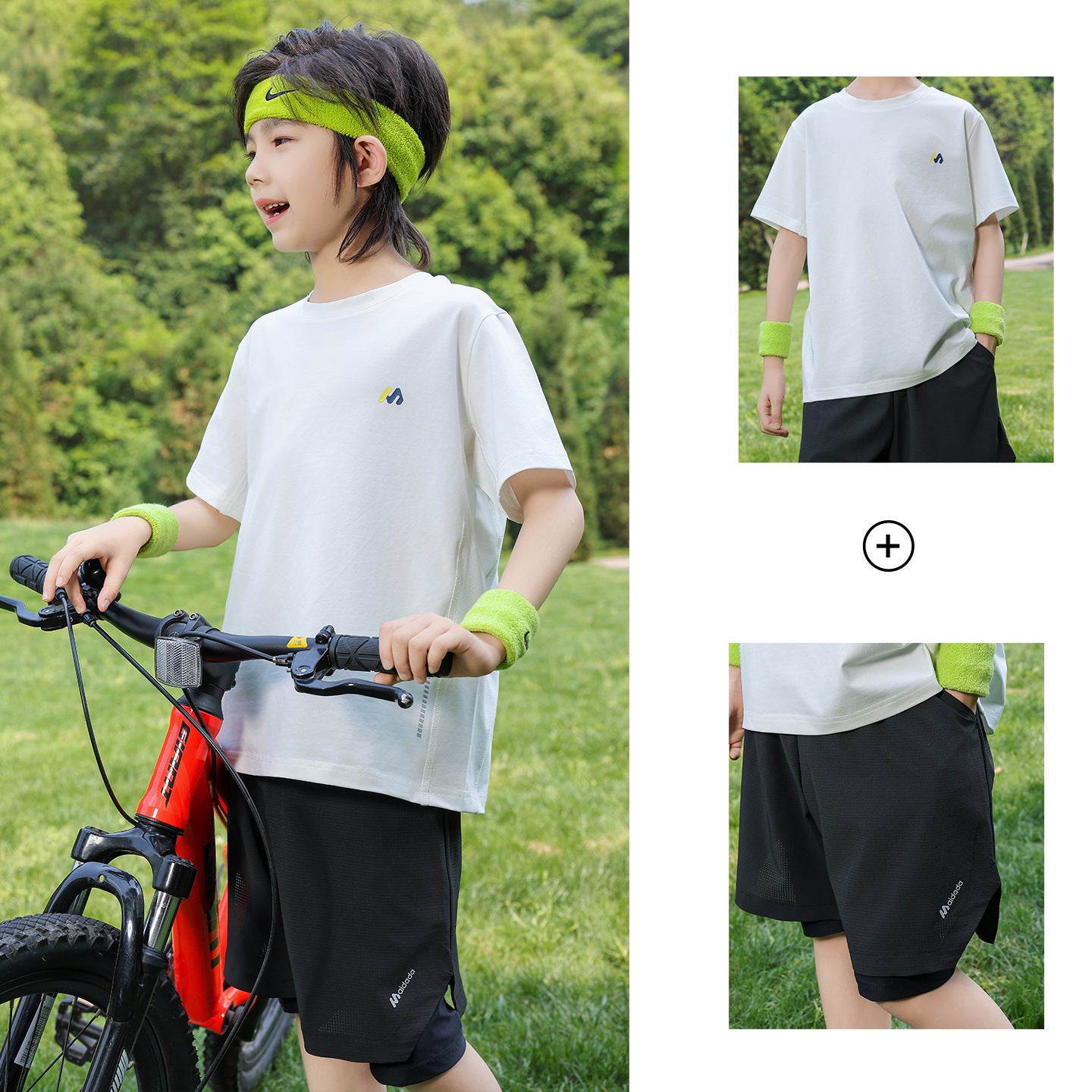 Kids Summer UV Protection Sports Cycling Outfit