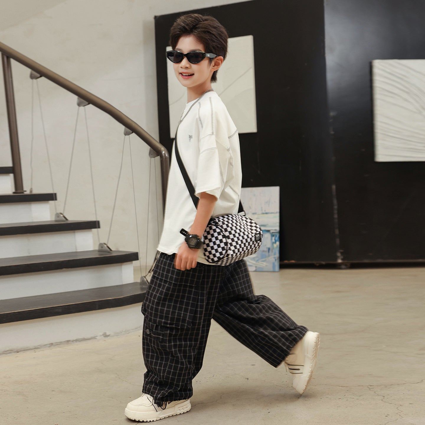 Boys Thin Casual Pants, Versatile Daily Wear Trousers for Kids