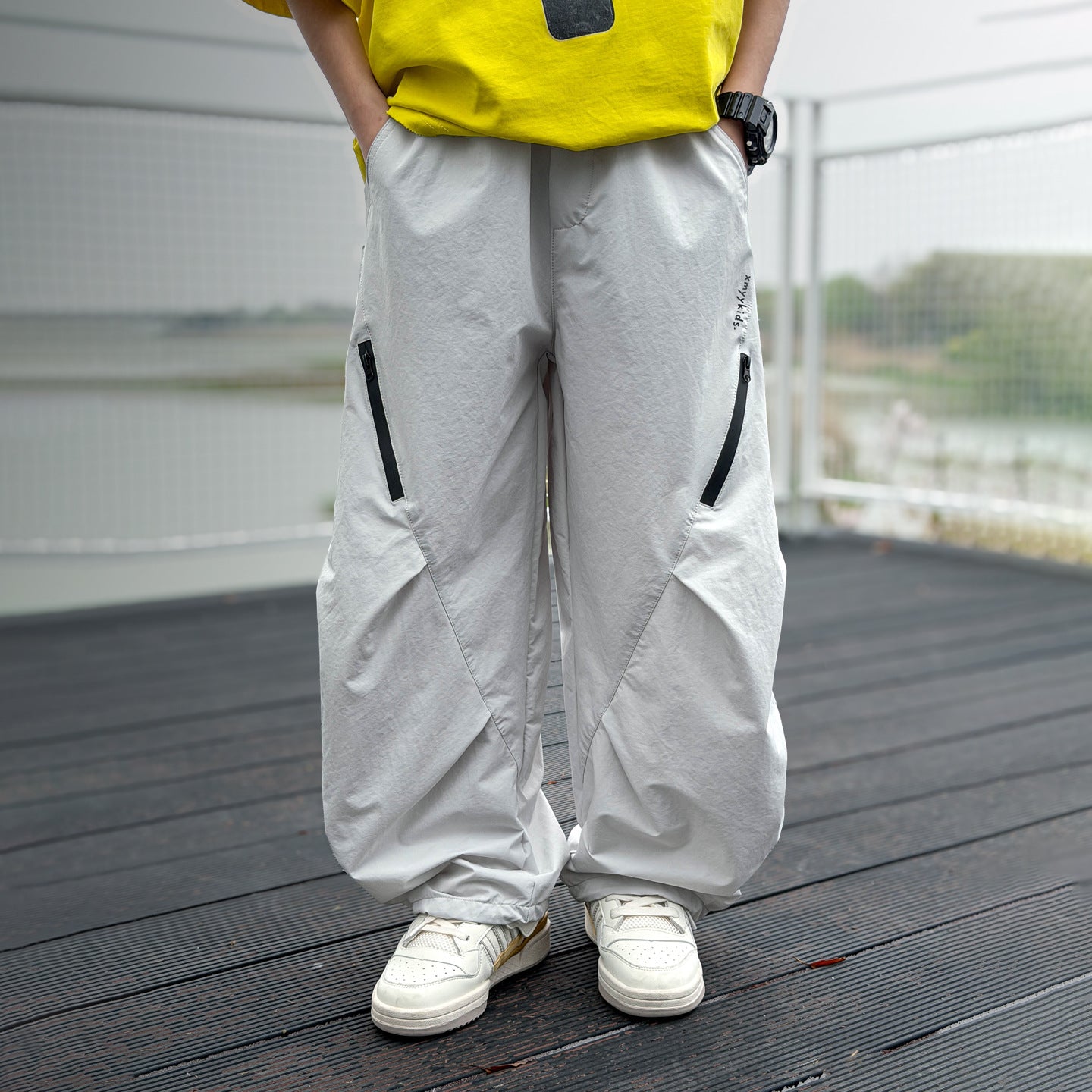 Big Kids Summer Casual Curved Trousers