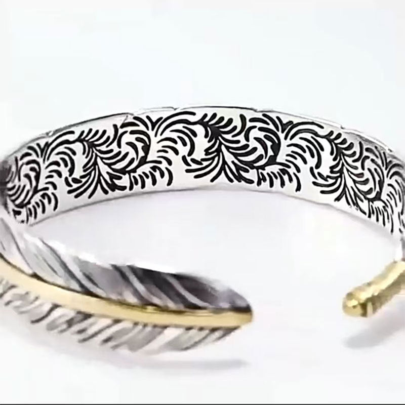 Brezin Locks Multi-Feather Bracelet